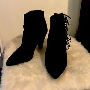 Qupid blk short heel size8